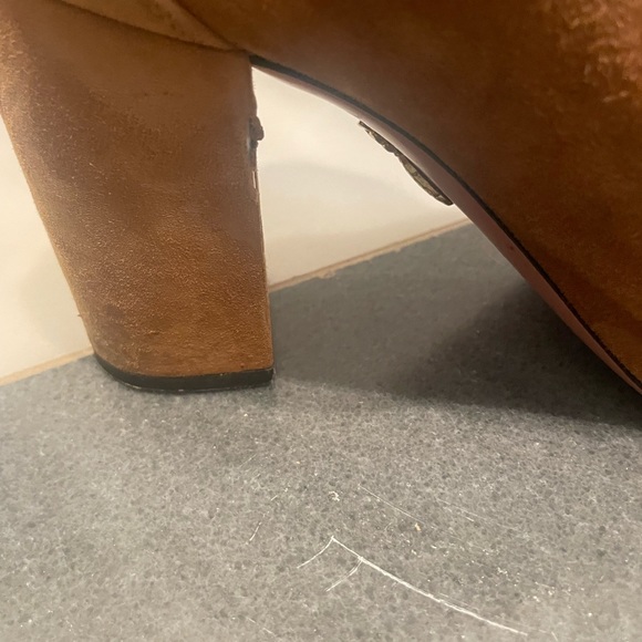 Aquazarra Brown Suede Ankle Booties Size 38.5 - Picture 11 of 13